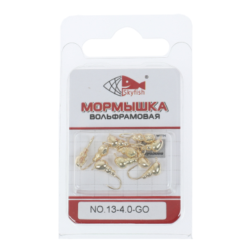 Мормышка вольф. SKYFISH "Муравей с ушком", золото №13-4.0-GO